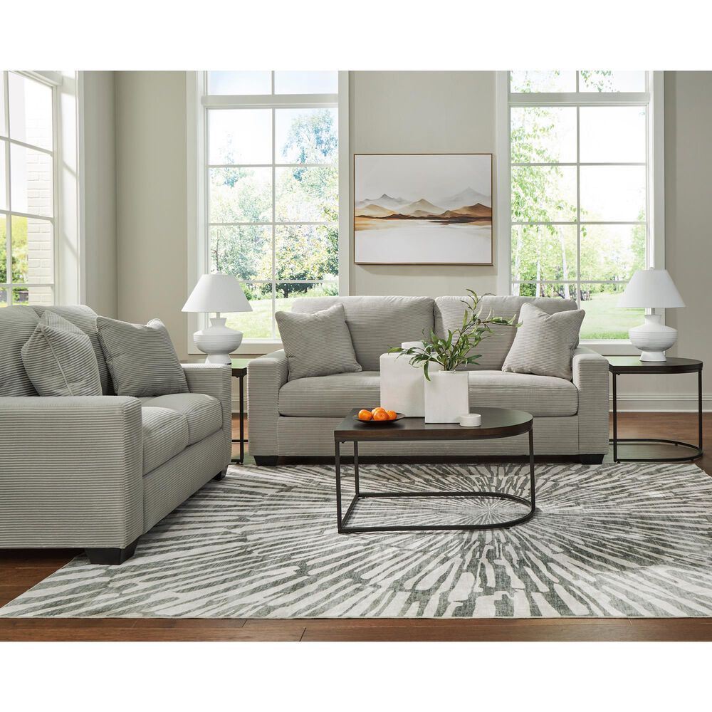 Ashley Greenbriar Stationary Loveseat in Smoke, , large