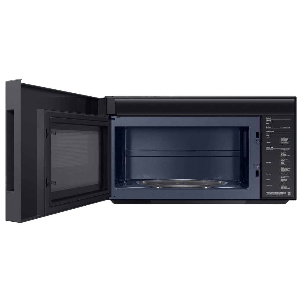 Samsung Bespoke Bespoke 2.1 Cu. Ft. Smart Over-The-Range Microwave with Auto-Dimming Glass Touch Controls and LCD Display in Fingerprint Resistant Stainless Steel, , large