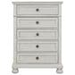 Ashley Robbinsdale 3-Piece T/F Bunk Bed Set in Antique White, , large