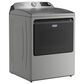 Maytag 5.2 Cu. Ft. Smart Pet Pro Top Load Washer and 7.4 Cu. Ft. Smart Top Load Electric Dryer with Pet Pro Option in Classic Silver, , large