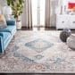 Safavieh Aria ARA116A 9" x 12" Blue and Ivory Area Rug, , large