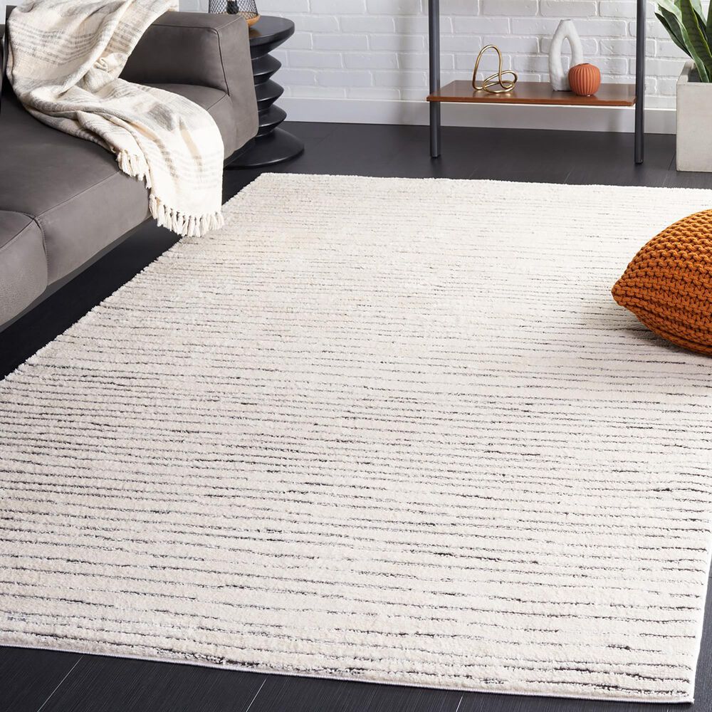 Safavieh Melody MEL118A 4&#39; x 6&#39; Ivory and Black Area Rug, , large