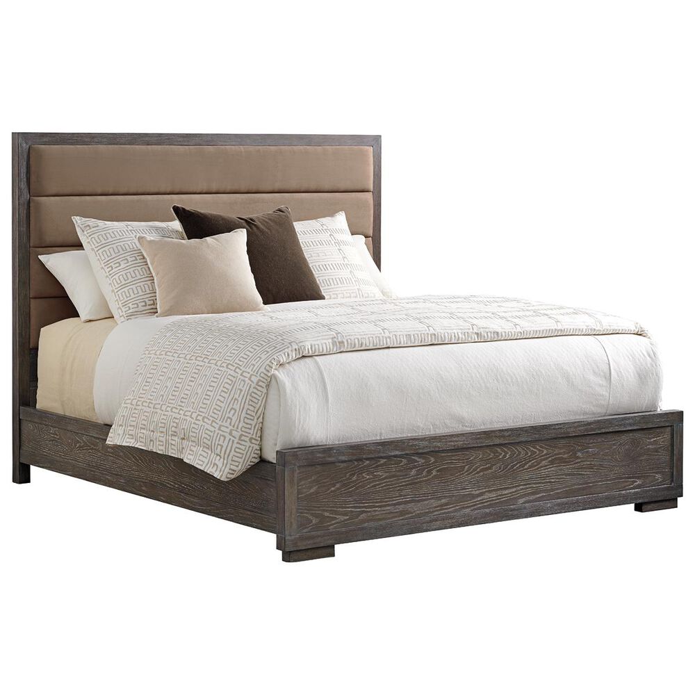 Lexington Furniture Santana Gramercy Upholstered Queen Bed in Gray, , large