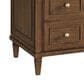 James Martin Vanities Lorelai 36" Single Vanity in Mid-Century Walnut with 3 cm Eternal Marfil Quartz Top, , large