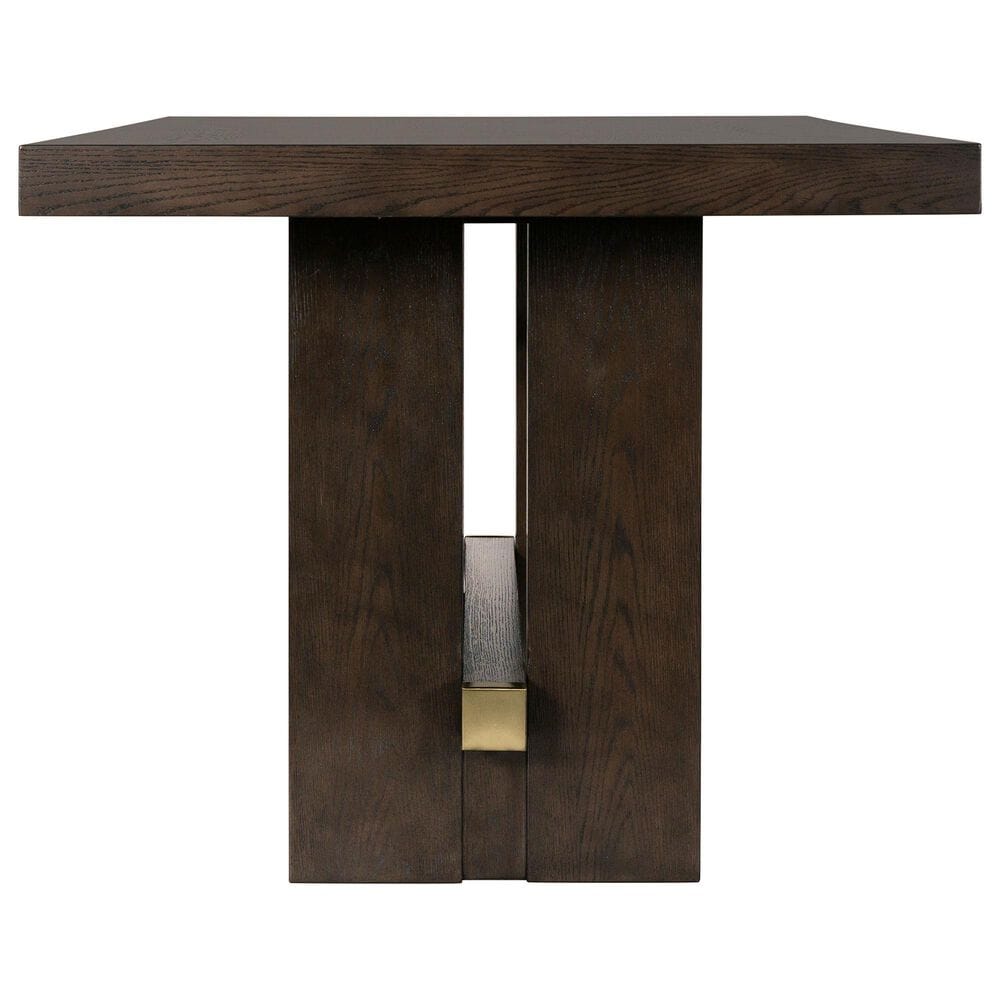 Millenium Burkhaus Rectangular Counter Dining Table in Brown Oak - Table Only, , large