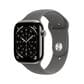 Apple Watch Series 11 (GPS+Cellular) 46mm Natural Titanium Case with Stone Gray Sport Band - M/L - Natural - (2025)(Pre-Order), , large