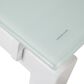 Ashley Baraga 61" L-Desk with Glass Top in White, , large