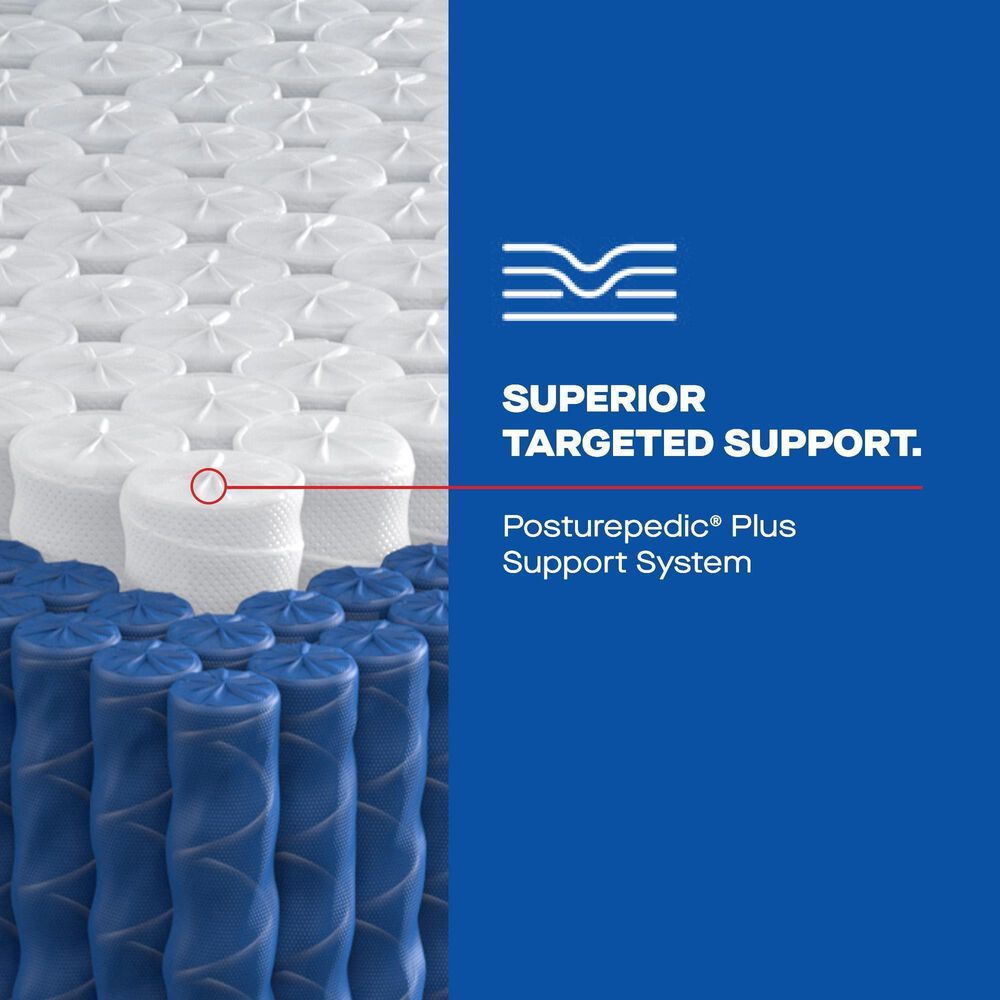 Sealy Posturepedic Plus Newgard Soft Hybrid Queen Mattress with Ease 4.0 Adjustable Base, , large