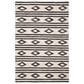 Safavieh Micro-Loop 4" x 6" Ivory and Charcoal Area Rug, , large