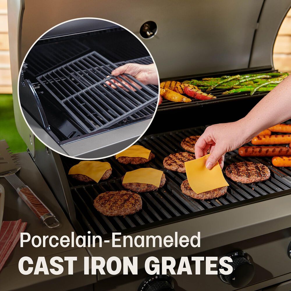 Tytus Anaheim and Emberwood 3-Piece Modular Duo with Tabletop Grill and Griddle in Gunmetal Gray, , large