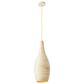 Savoy House Jean 1-Light Pendant in Natural and Brass, , large