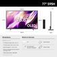 Samsung 77" Class S95H Series OLED 4K UHD Vision AI - Smart TV with Q-Series 5.1.2 Channel Soundbar System in Slate Black and Black, , large