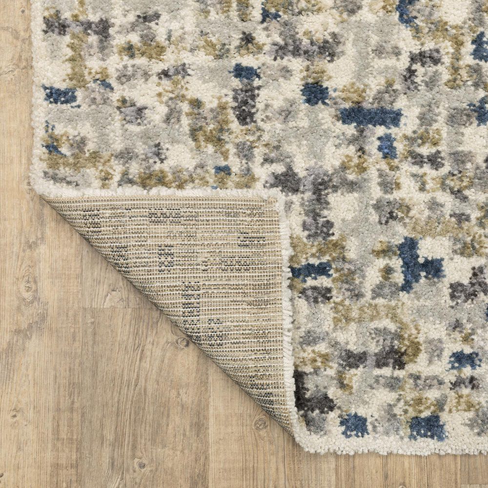 Oriental Weavers Aspen Ivory and Blue 7'10" x 10'10" Area Rug, , large