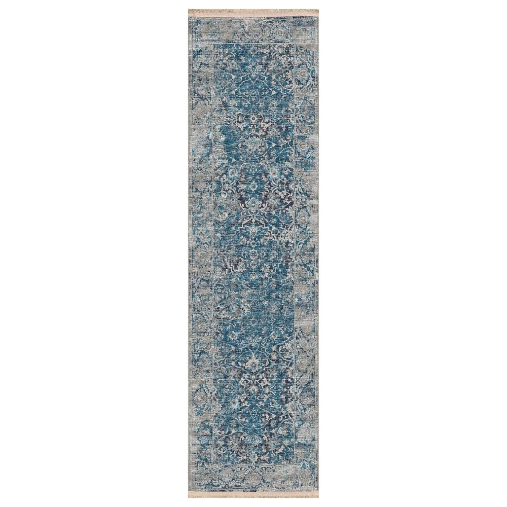 Dalyn Rug Company Marbella Traditional 2"3" x 7"6" Navy Runner, , large