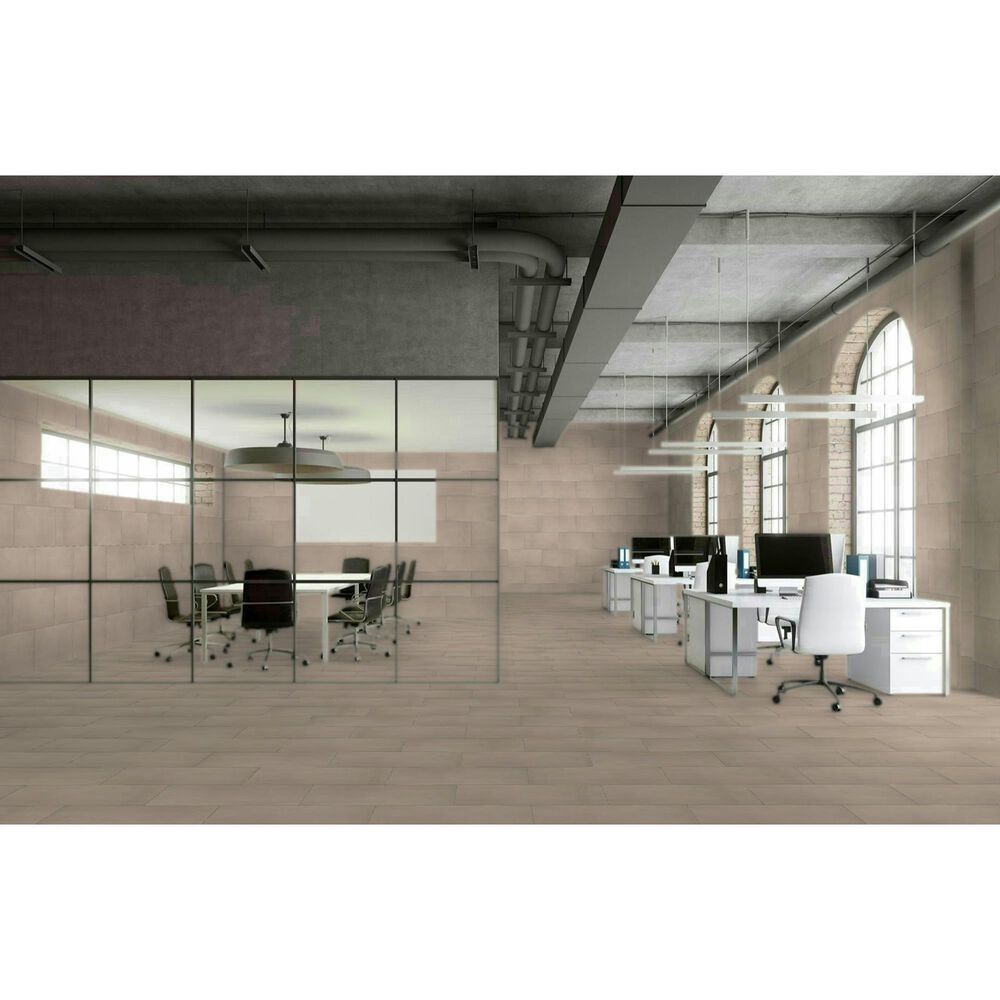 Emser Spectra Latte 12" x 24" Matte Porcelain Tile, , large