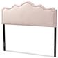 Baxton Studio Nadeen Queen Upholstered Headboard in Light Pink, , large