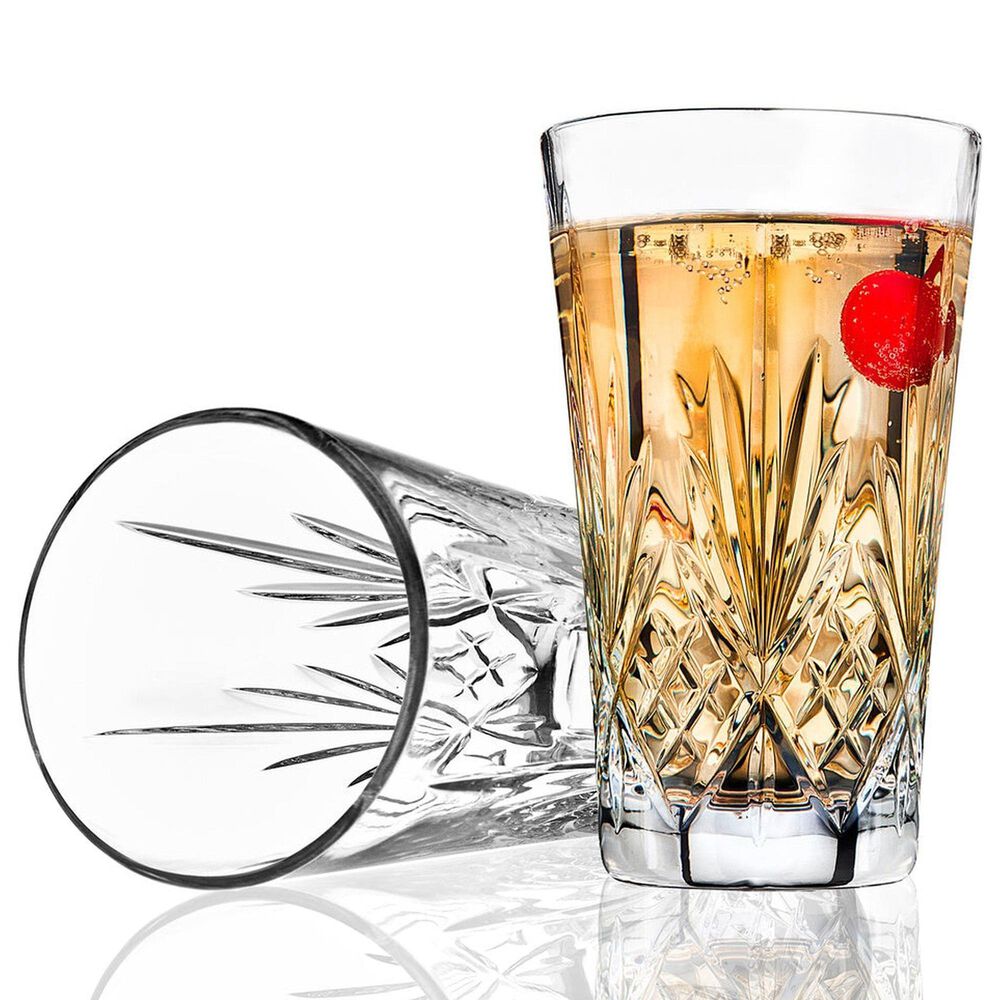 Godinger Silver Dublin 12 Oz All Purpose Crystal Glass in Clear (Set of