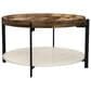Coaster Adhvik Coffee Table in Natural, White and Black, , large