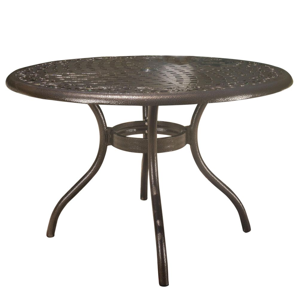 Noble House Phoenix Round Dining Table in Bronze - Table Only, , large