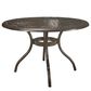 Noble House Phoenix Round Dining Table in Bronze - Table Only, , large