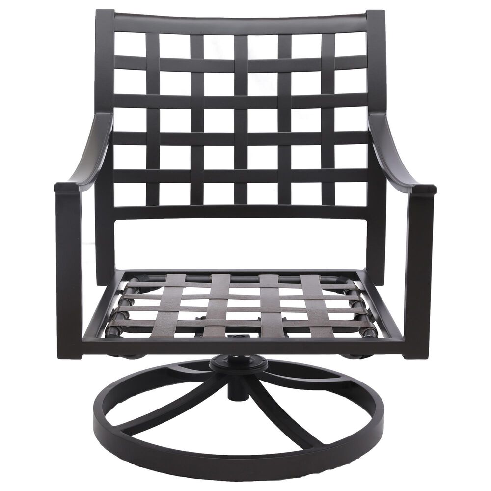 GatherCraft Presidio 5-Piece Round Firepit Chat Set in Linen Terracotta, , large