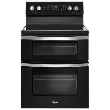Whirlpool 6.7 Cu. Ft. Freestanding Electric Double Oven Range with Convection in Black, , large