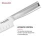 KitchenAid Gourmet 5" Serrated Utility Knife with Blade Cover in Stainless Steel, , large