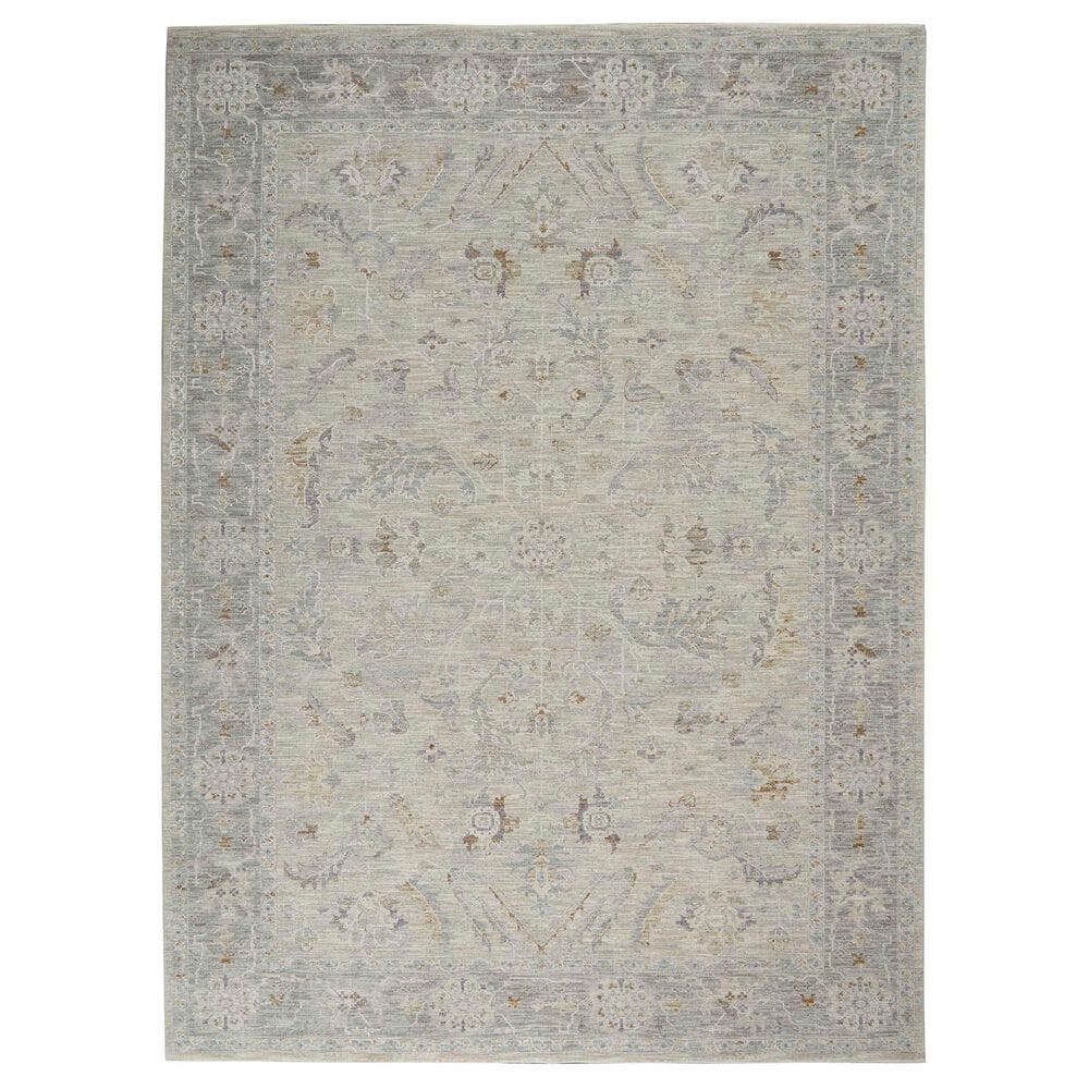 Nourison Infinite 7"10" x 10"4" Light Grey Area Rug, , large