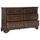 Ashley Trellington 6-Drawer Dresser in Warm Brown Cherry, , large