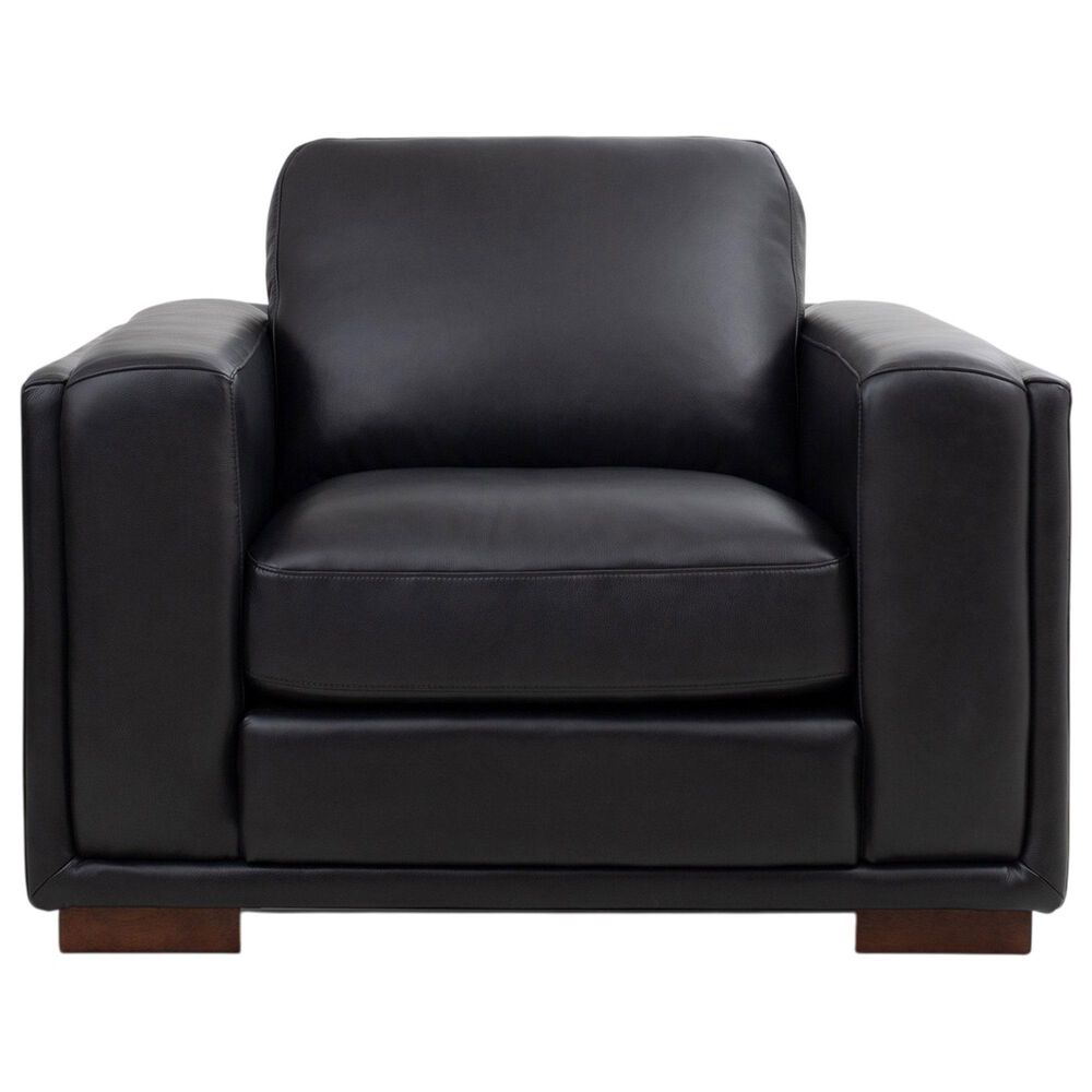 Italiano Furniture Luca Accent Chair in Black, , large