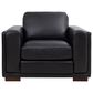 Italiano Furniture Luca Accent Chair in Black, , large