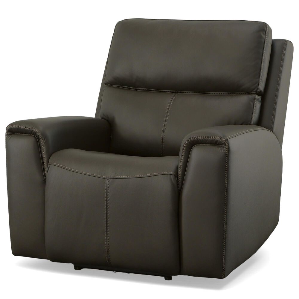 Flexsteel Jarvis Power Recliner with Headrest in Mica, , large