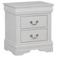 Crown Mark Louis Philip 4-Piece Queen Panel Bedroom Set in Greige, , large