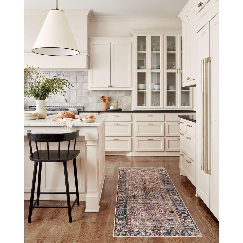 Chris Loves Julia x Loloi Jules 2&#39;6&quot; x 9&#39;6&quot; Terracotta and Multicolor Runner, , large