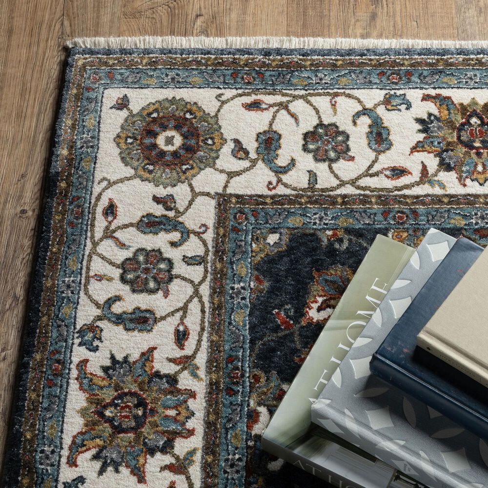 Oriental Weavers Vivian VI03A Blue 9'10" x 12'10" Area Rug, , large