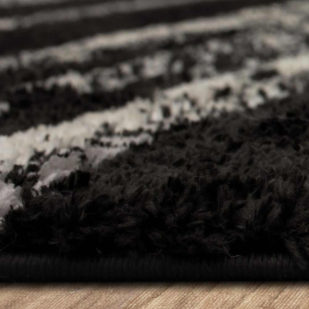 Karastan Traverse Lanes 8&#39; x 10&#39; Charcoal Area Rug, , large