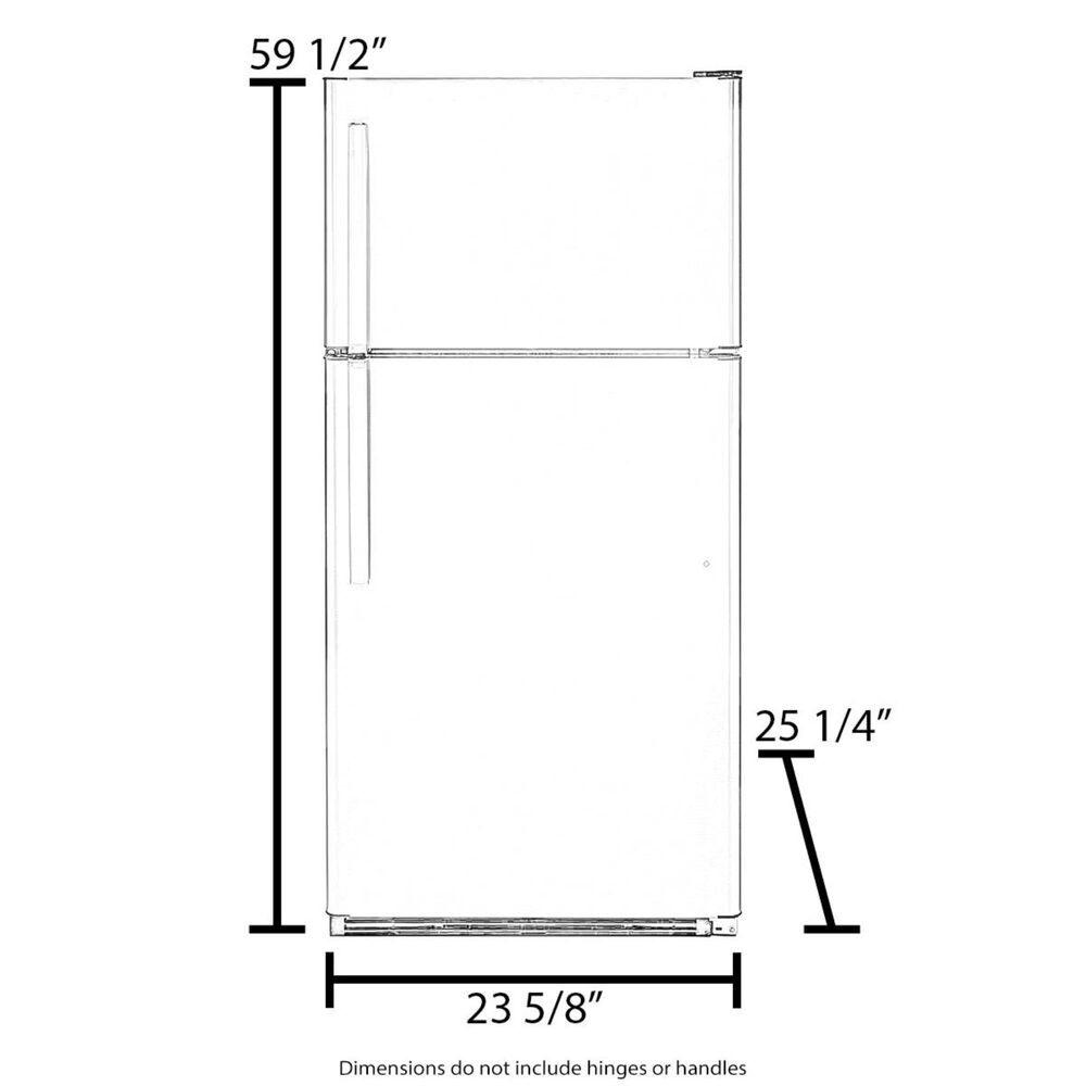 Haier 9.8 Cu. Ft. Top Freezer Refrigerator in Stainless Steel, , large