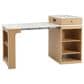 HOMLUX 60" Kitchen Island in Natural, , large