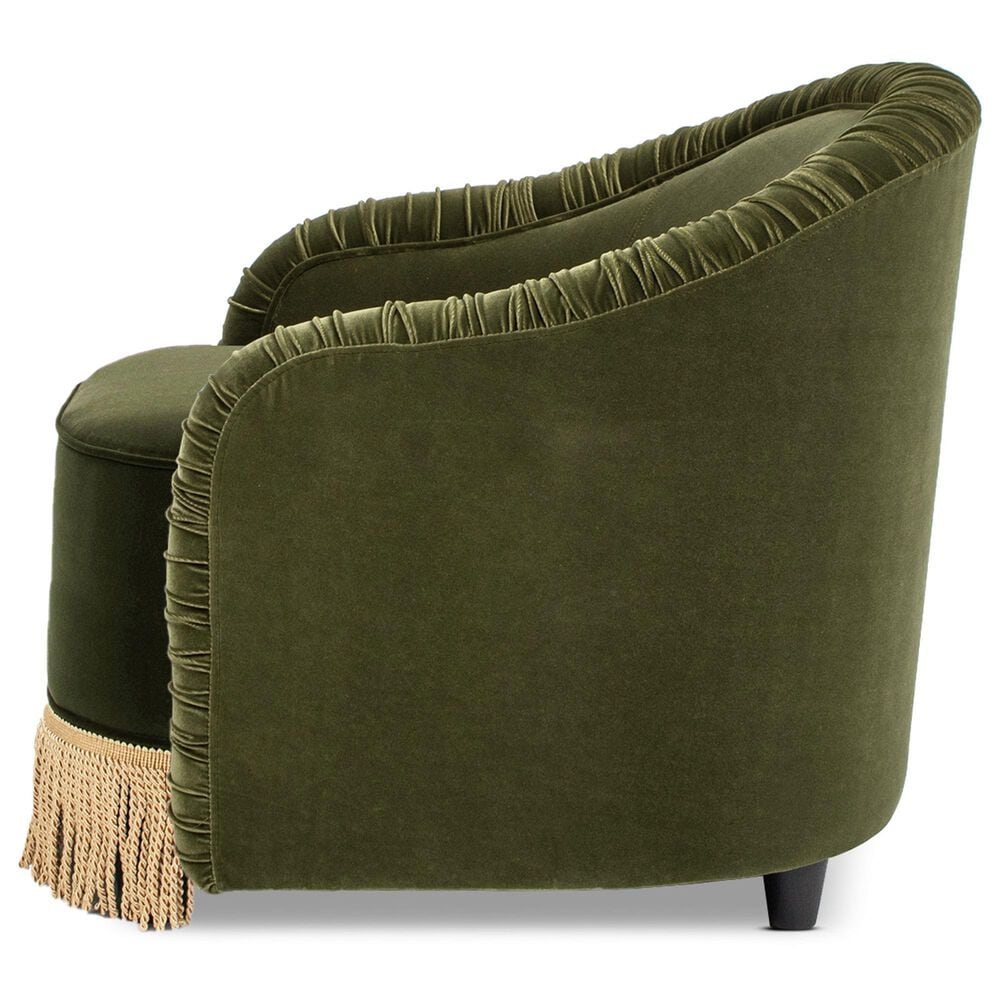Jennifer Taylor Home Serena Barrel Accent Chair in Olive Green, , large
