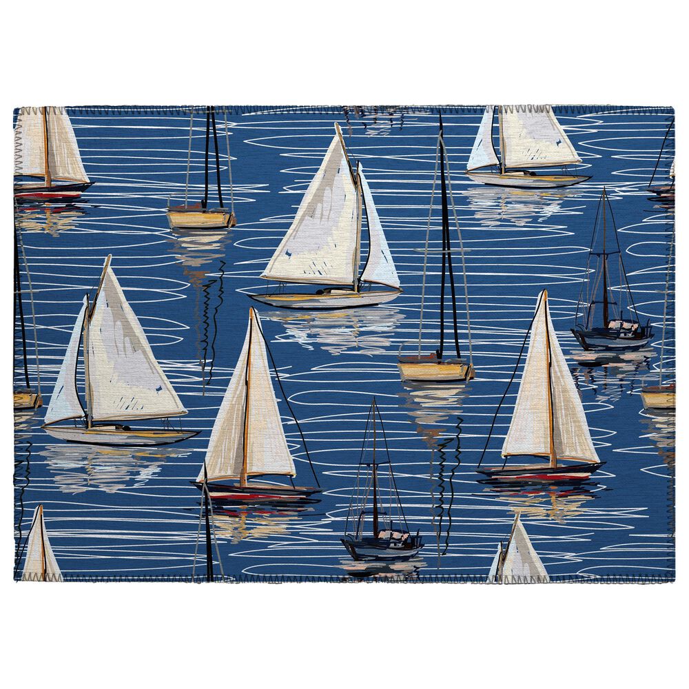 Dalyn Rug Company Harbor HA8 1"8" x 2"6" Navy Indoor/Outdoor Area Rug, , large