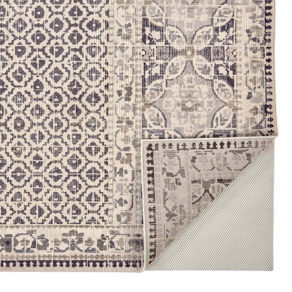 Feizy 3874F Kano Ivory / Gray 2&#39;2&quot; x 3&#39; Area Rug, , large