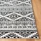 Safavieh Tulum Bohemian 3" Square Black and Ivory Area Rug, , large