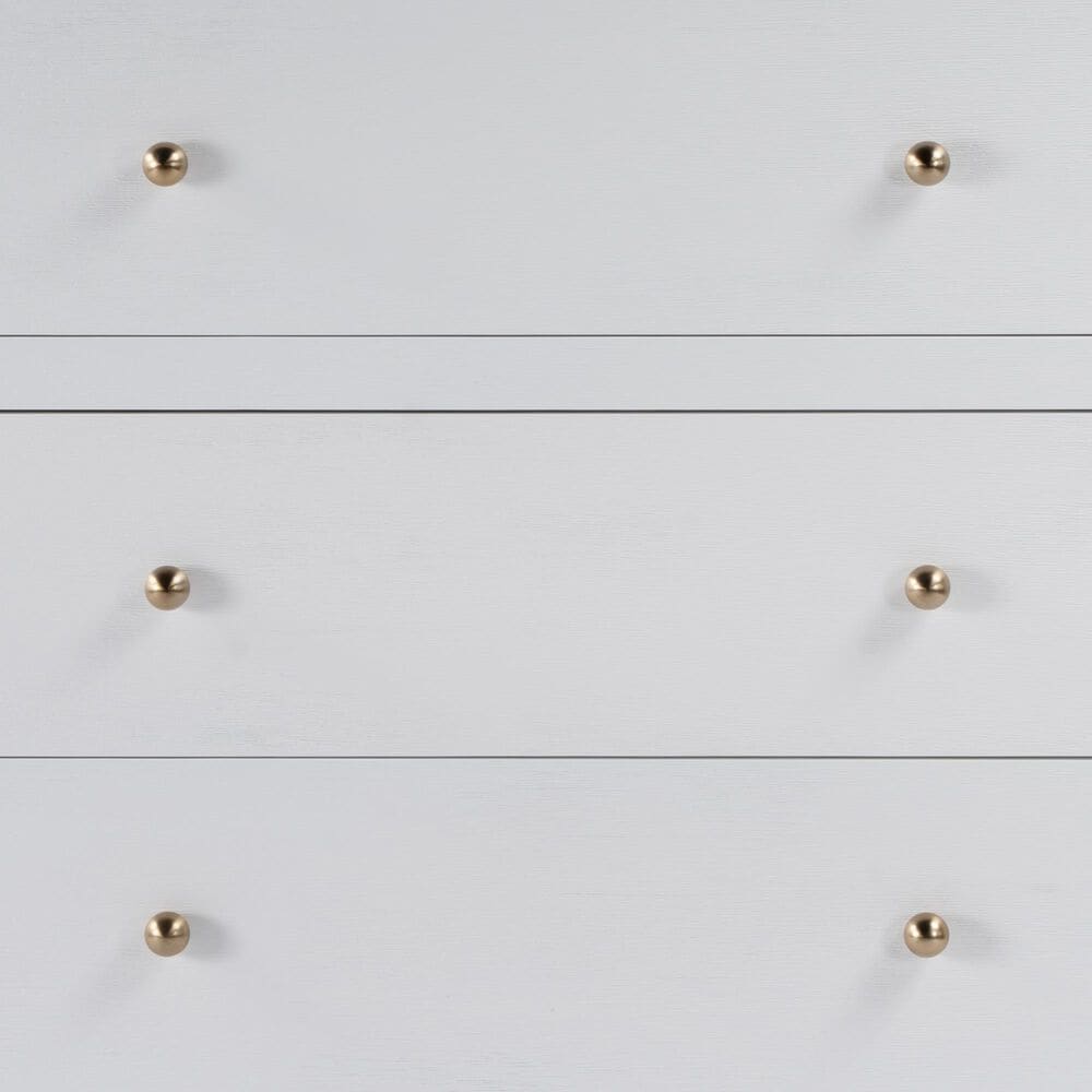 Butler Specialty Company Nora 3-Drawer Dresser in White, , large