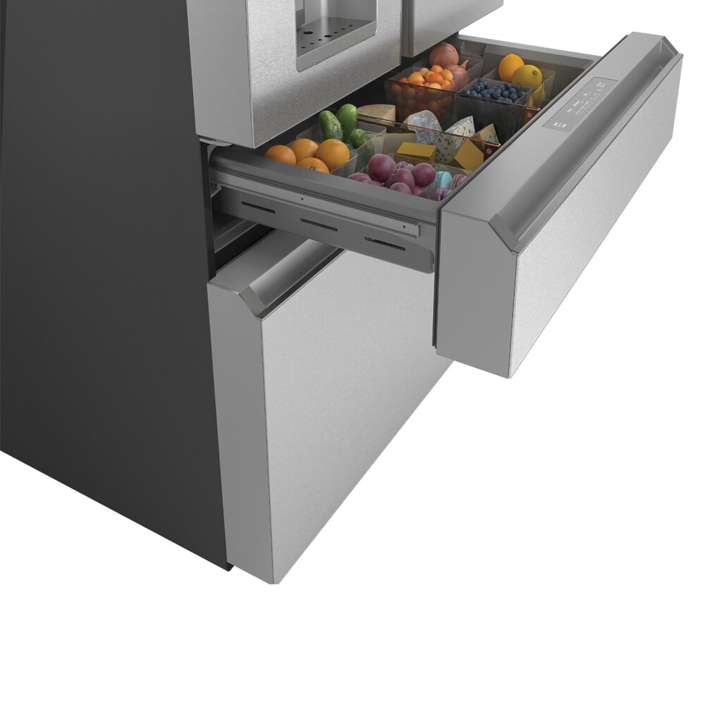 Cafe 27.8 Cu. Ft. Capacity 4-Door French Door Refrigerator in Platinum, , large
