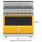 Hestan KRD Series 5.8 Cu. Ft. Slide-In Dual Fuel Natural Gas Range in Sol, , large