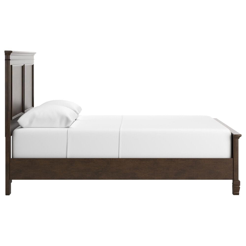 Ashley Danabrin 3-Piece Queen Panel Bed Set in Brownish Cherry, , large
