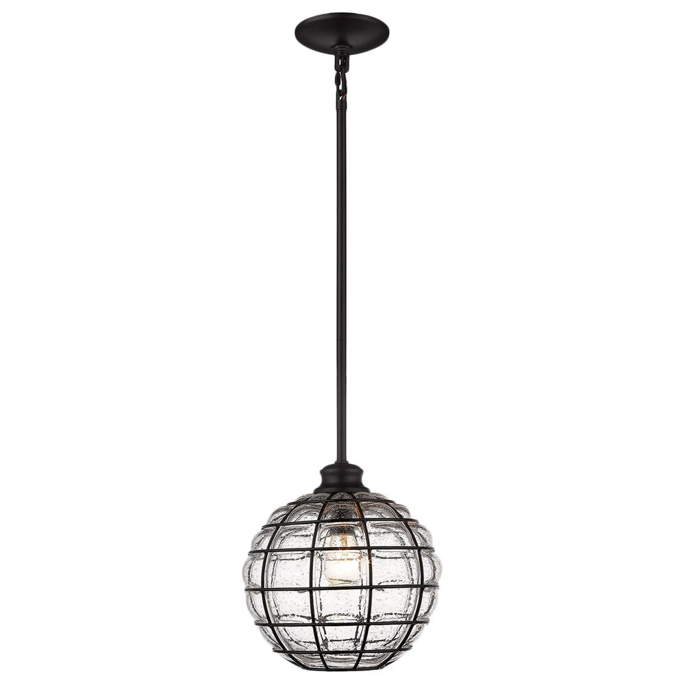 Golden Lighting Powell Small Pendant in Matte Black, , large
