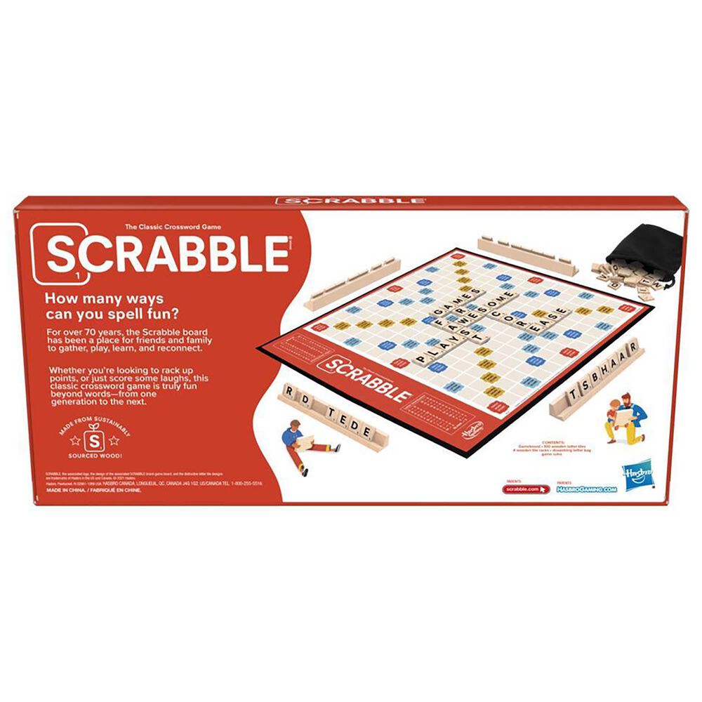 Hasbro Gaming Scrabble Board Game, , large