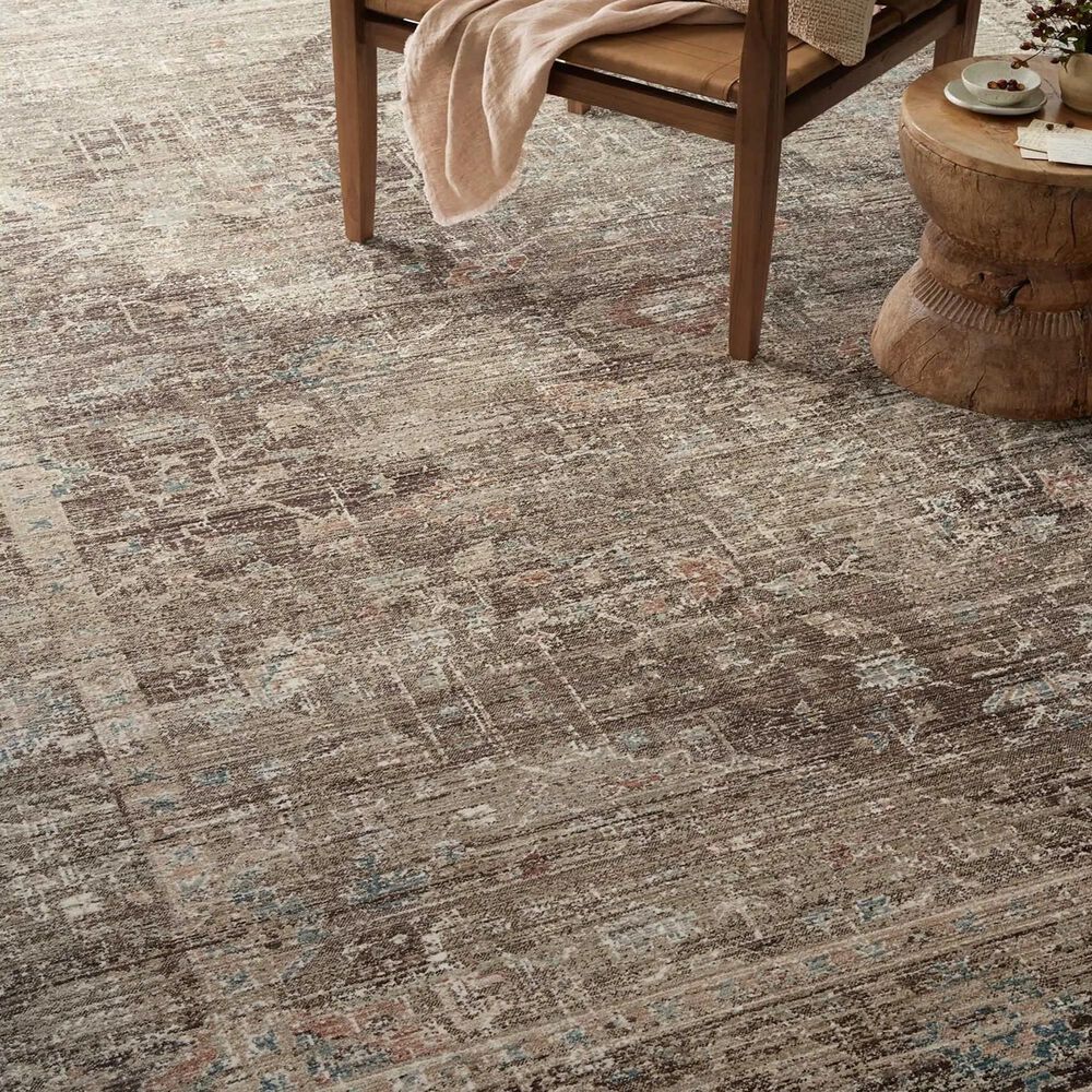 Magnolia Home Millie 5&#39;3&quot; x 7&#39;6&quot; Charcoal and Dove Area Rug, , large