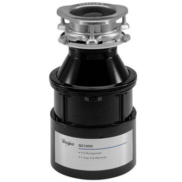 Whirlpool 1/3 HP In-Sink Disposal in Black, , large